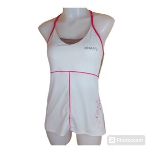 🍄3/50$🍄 CRAFT tennis cycling running pickleball sleeveless top L1 Ventilation